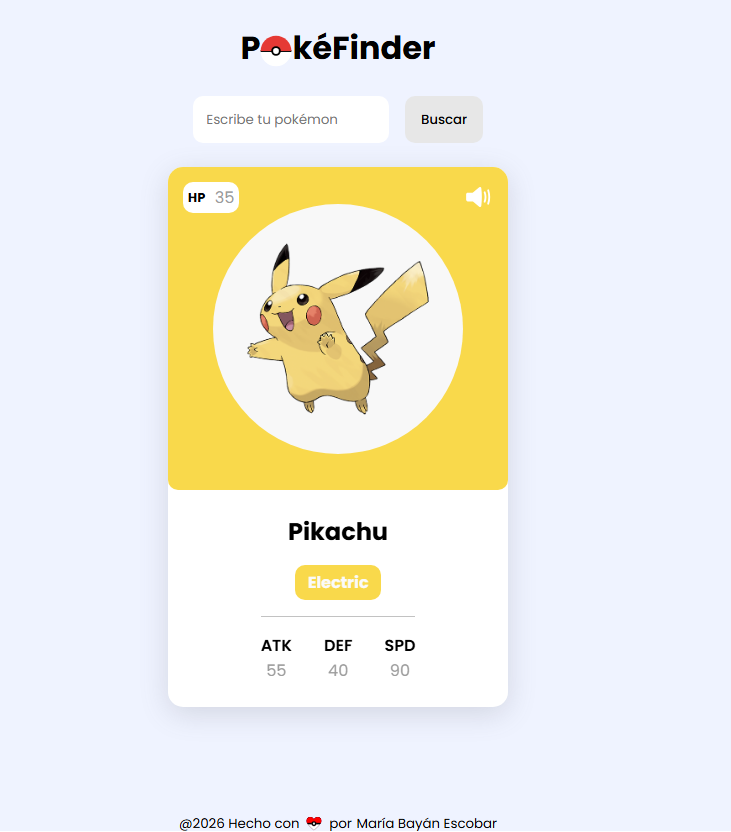 Proyecto web de un buscador sobre Pokémon